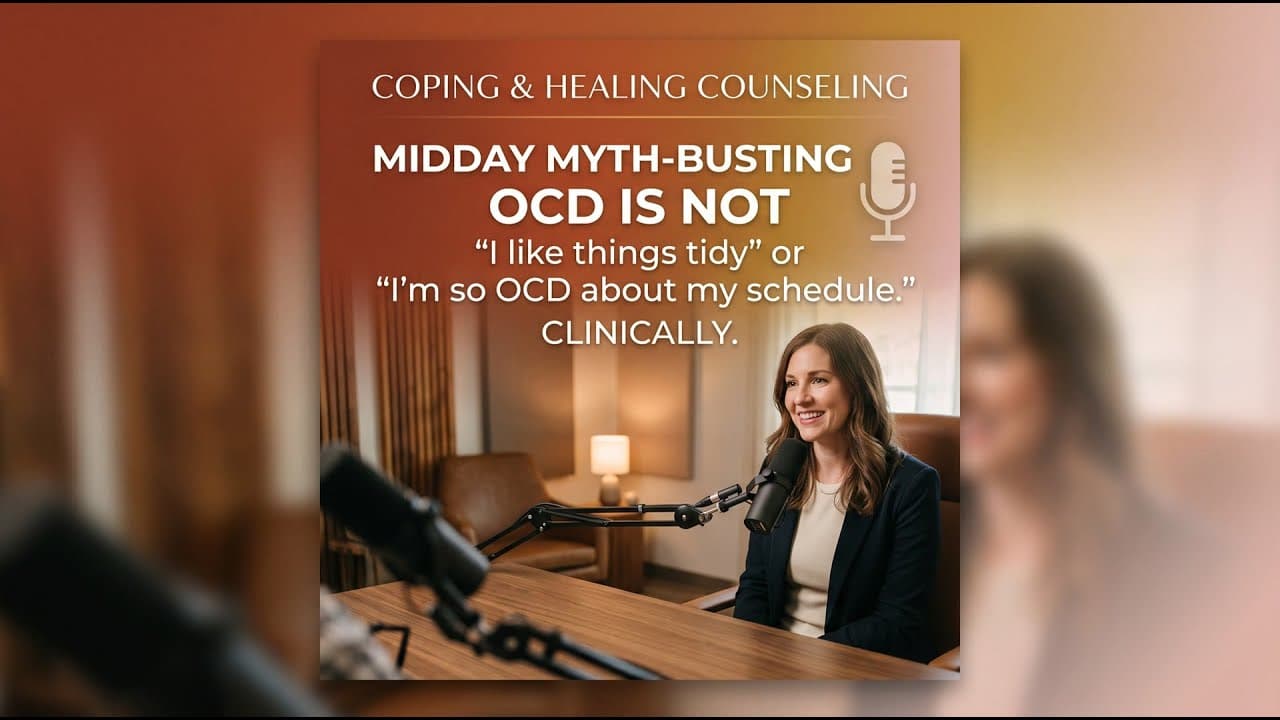 Midday myth-busting — OCD is NOT 'I like... | Georgia Telehealth Therapy
