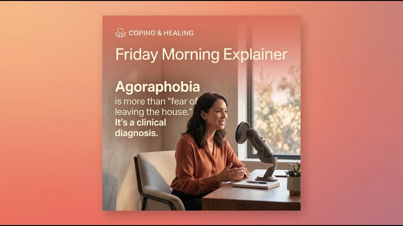 Friday morning explainer — Agoraphobia... | Georgia Telehealth Therapy