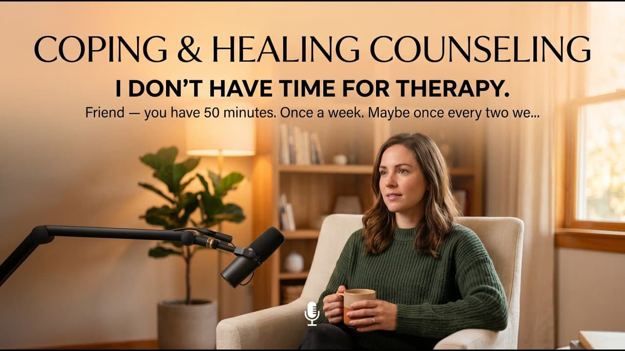 "I don't have time for therapy." | Georgia Telehealth Therapy