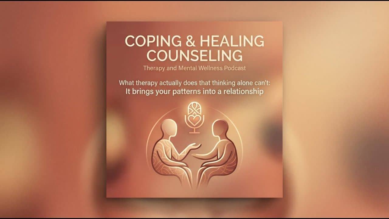 What therapy actually does that thinking... | Georgia Telehealth Therapy
