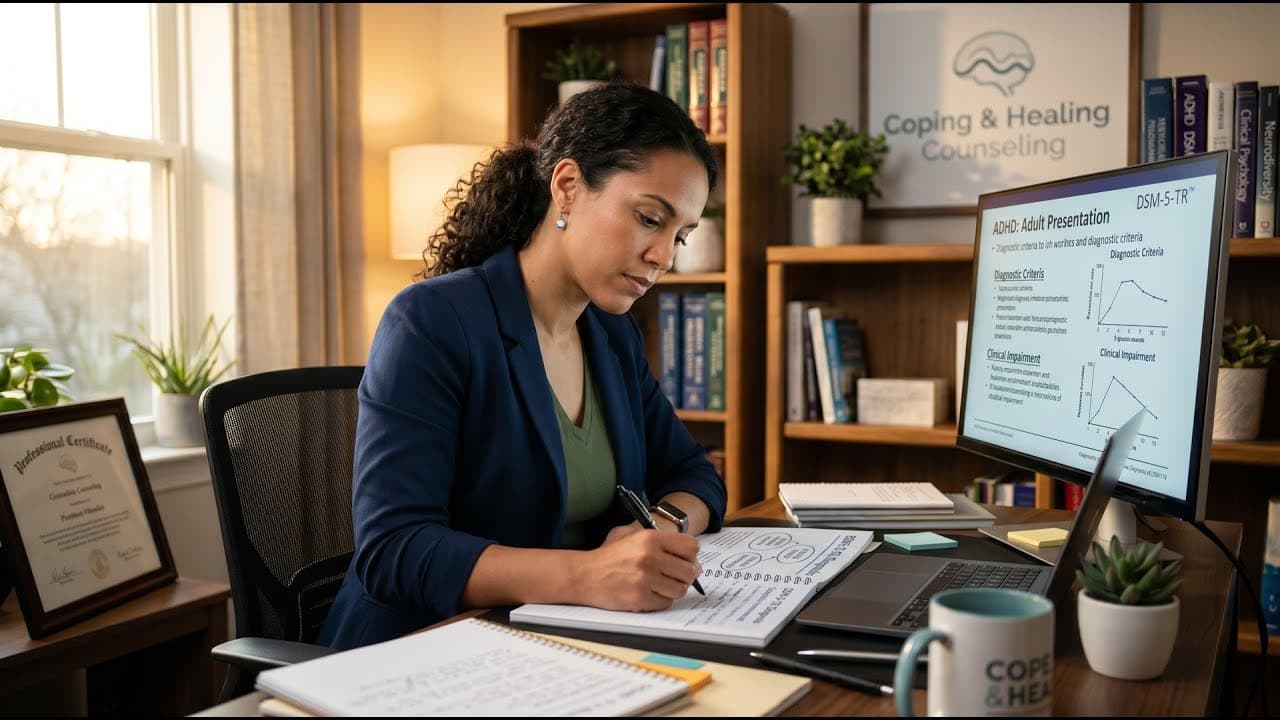 Monday morning explainer — Adult ADHD is... | Georgia Telehealth Therapy