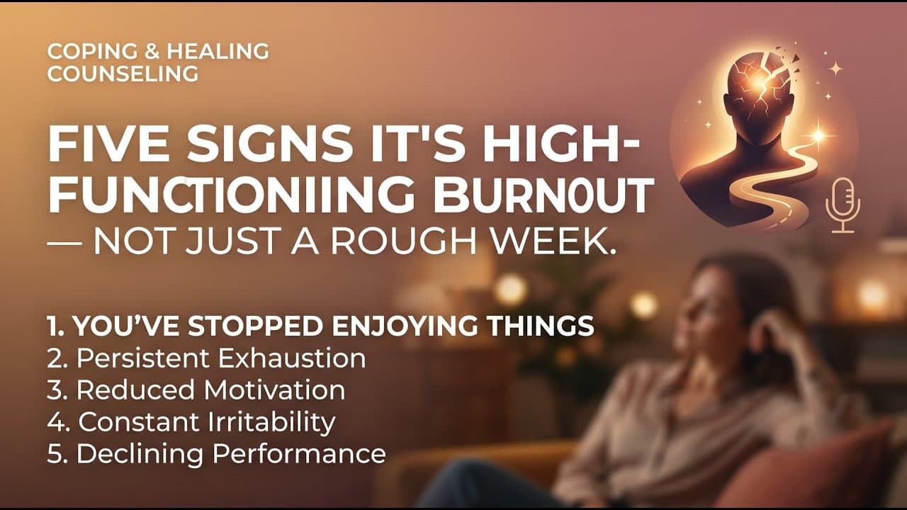 Five signs it's high-functioning burnout... | Georgia Telehealth Therapy
