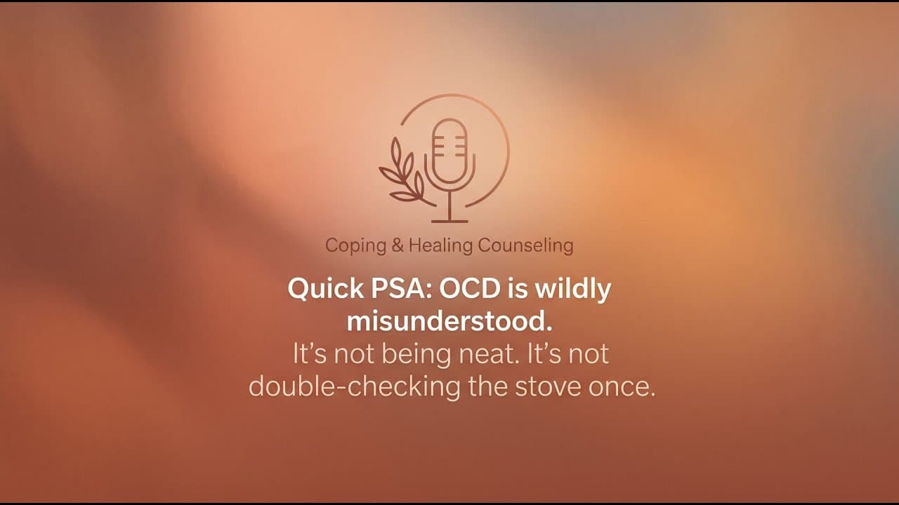 Quick PSA: OCD is wildly misunderstood.... | Georgia Telehealth Therapy