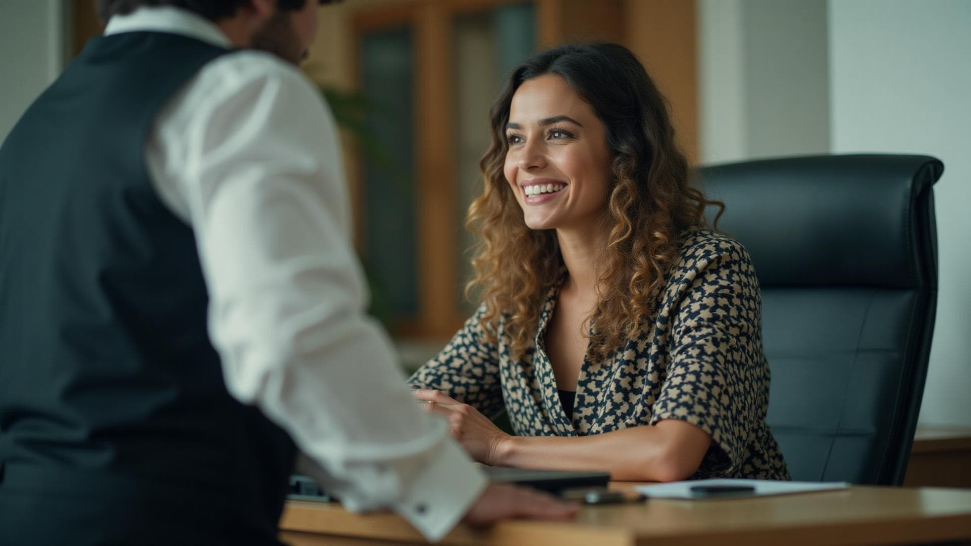 Professional experiencing workplace stress and burnout