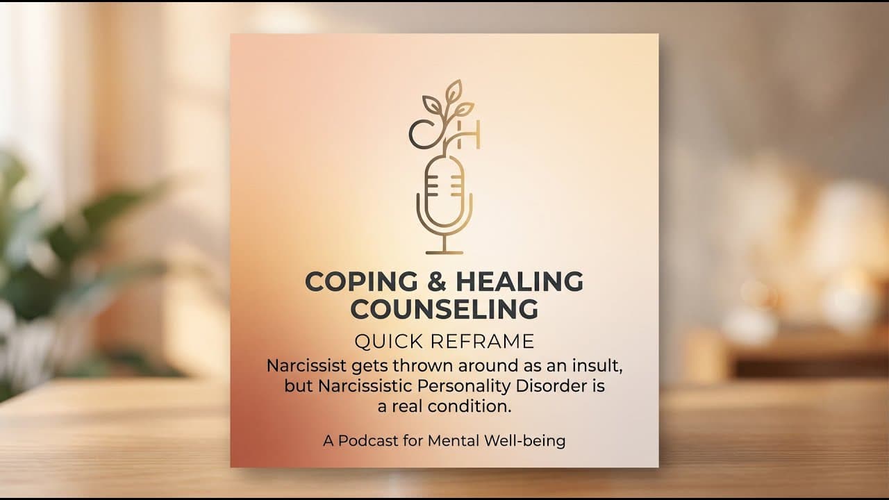 Quick reframe: 'narcissist' gets thrown... | Georgia Telehealth Therapy